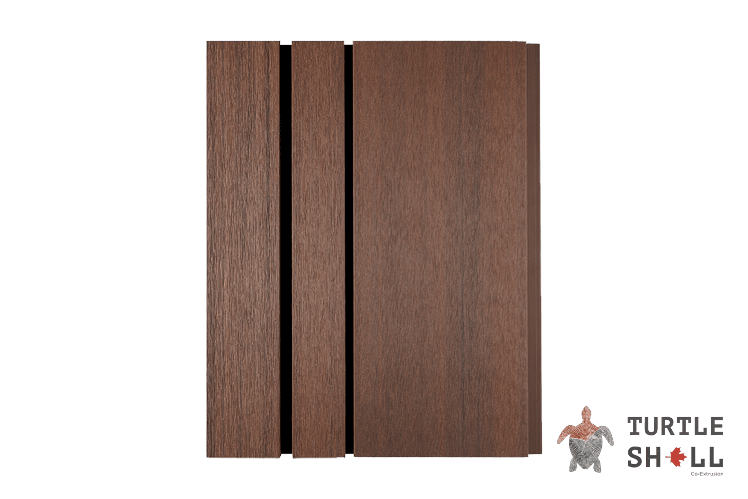 Фасадная (стеновая) реечная панель из дпк Wall Panels Mono Lines, Australian Palisander, Co-Extrusion