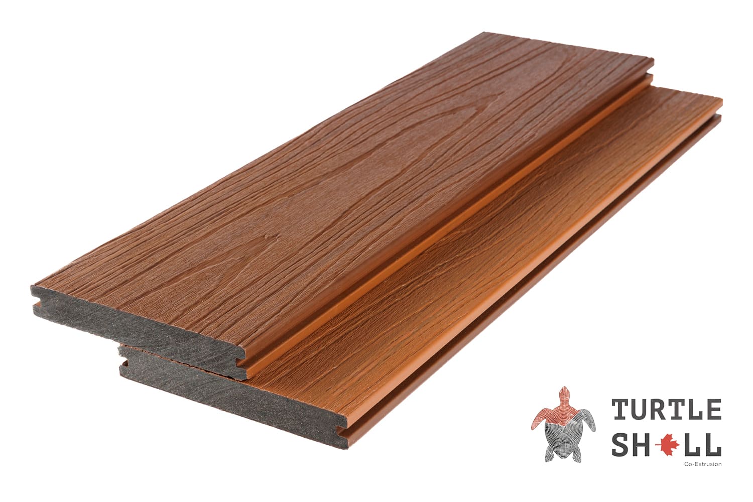 Террасная доска из ДПК Turtle Shell, Solid, Australian Palisander, Co-Extrusion (Dual)