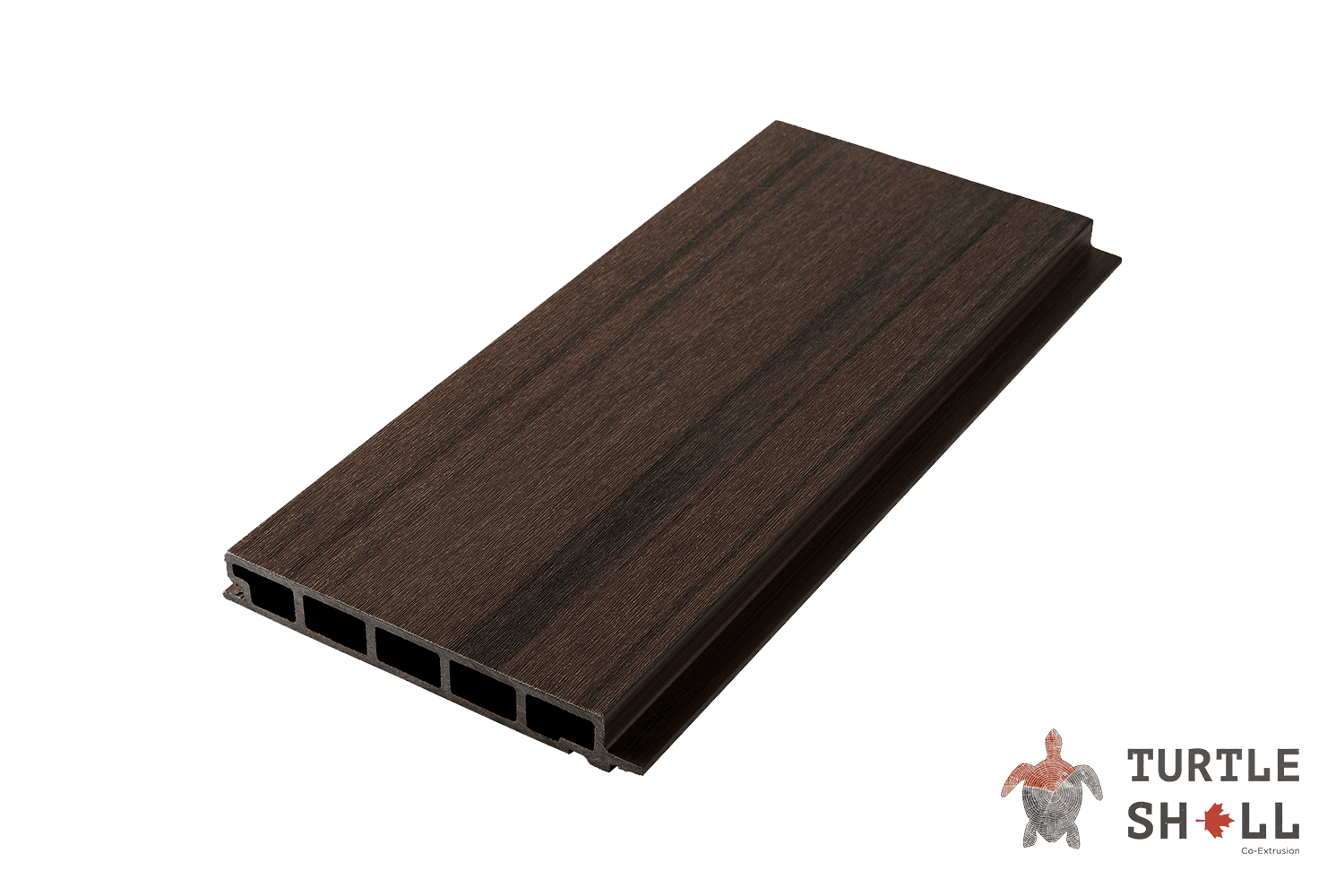 Фасадная (стеновая) реечная панель из дпк Mono Lines, Texas Hickory Co-Extrusion