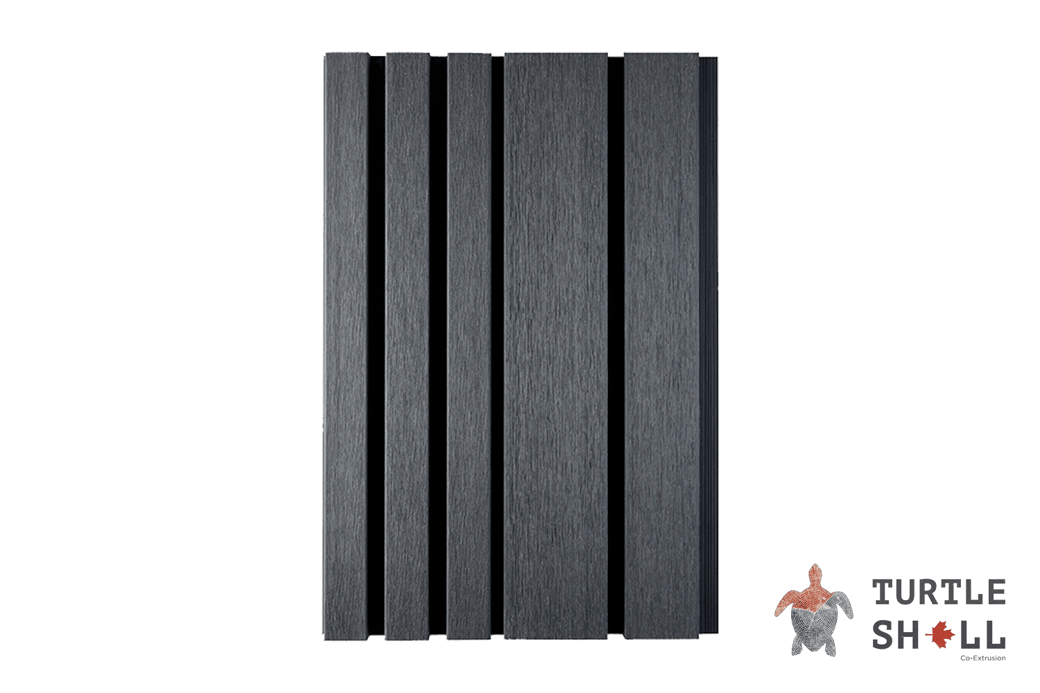 Реечная панель ДПК Turtle Shell Double Lines, Norwegian Ironwood