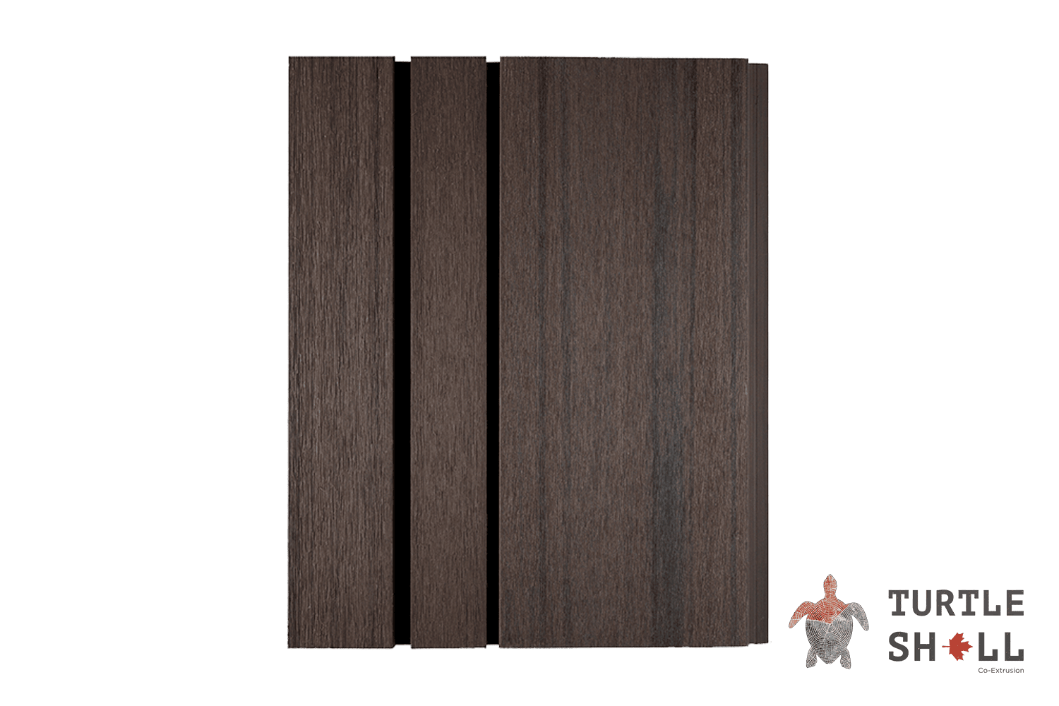 Реечная панель ДПК Turtle Shell Double Lines, Texas Hickory