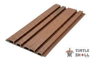 Реечная панель ДПК Ди́френт Лайнс М, Тайский Тик (Thai Teak), Коэкструзия от бренда Turtle Shell