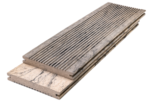 Террасная доска ДПК Bamberg Solid Shipboard, Karelian Birch — Black Deck