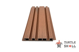 Реечная панель ДПК Ди́френт Лайнс М, Тайский Тик (Thai Teak), Коэкструзия от бренда Turtle Shell